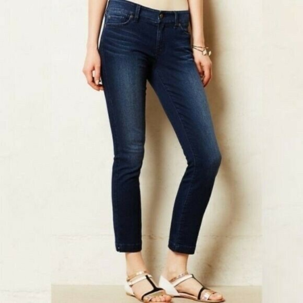 Anthropologie Level 99 Lily Crop Skinny Jean